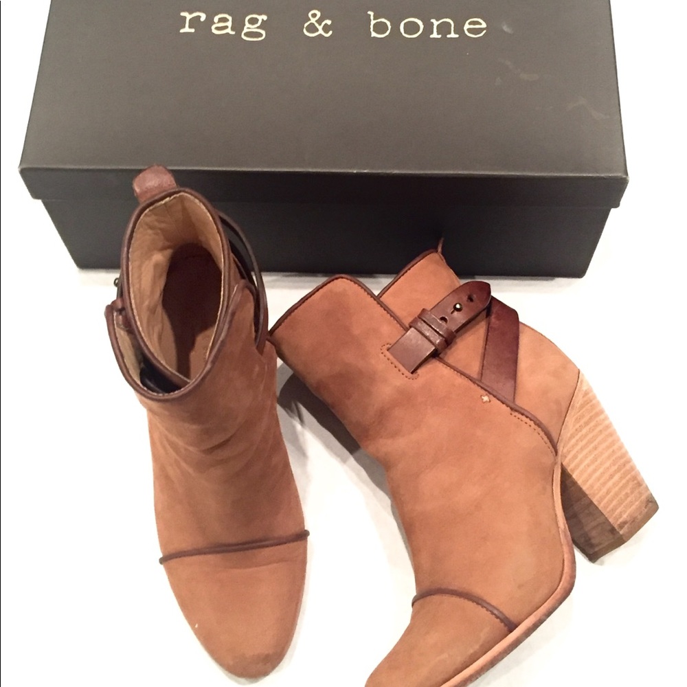 Rag & Bone Kinsley boots camel colour size 7